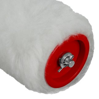 Валик "Искусственный мех", в сборе, 100 мм, D 48 мм, D ручки 6 мм, крепление шплинтом СИБРТЕХ 80151 фото 4