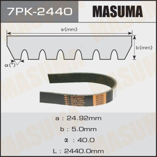 Ремень ручейковый Masuma 7PK-2440 фото