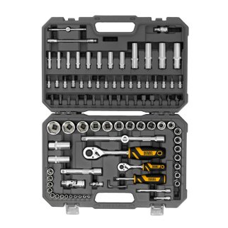 Набор инструмента 94 пред. 1/2", 1/4", CrV, S2 DENZEL фото 3