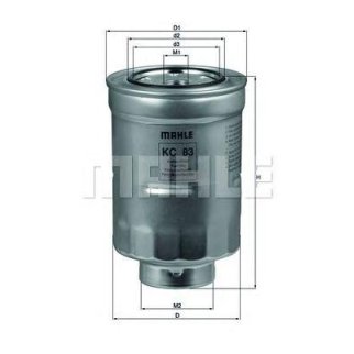 Фильтр топливный MAHLE KC 83 D фото 2