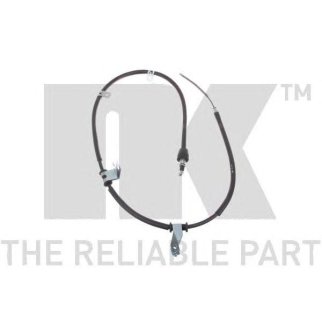 Трос стояночного тормоза задний правый / HYUNDAI Matrix (барабанные тормоза) 01~10 фото