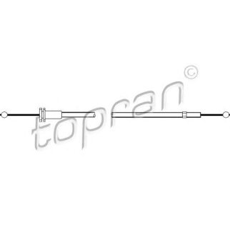 Трос открывания капота topran 113424595 фото