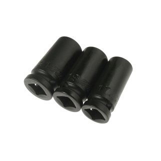 Набор головок 1/2&quot; ударных тонкостенных средней глубины 17,19,21мм JTC фото