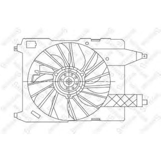 Вентилятор радиатора Stellox 29-99410-SX фото