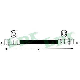 Шланг тормозной Lpr 6T47180 фото