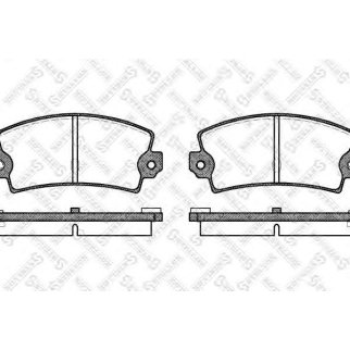 Колодки тормозные STELLOX _032036SX фото
