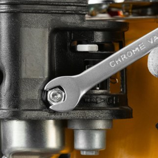 Ключ комбинированный 10 мм, CrV, матовый хром// MATRIX фото 6