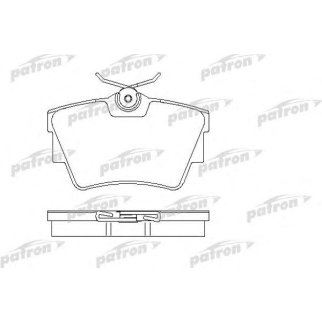 Колодки тормозные PATRON PBP1516 фото