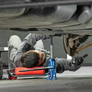 Домкрат бутылочный 4т гидравлический (188-363мм) в кейсе STELS фото 10