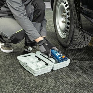 Домкрат бутылочный 4т гидравлический (188-363мм) в кейсе STELS фото 1