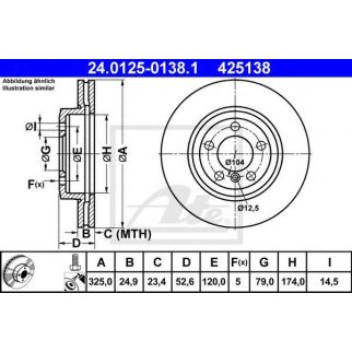 Диск тормозной передн, BMW: 3 325 i/325 xi/330 d/330 i/330 xd/330 xi 98-05, 3 Touring 330 d/330 i/330 xd/330 xi 99-05, 3 кабрио 330 Cd/330 Ci 00-, 3 купе 330 Cd/33 фото