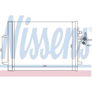 Радиатор кондиционера (конденсер) Nissens 940155 фото