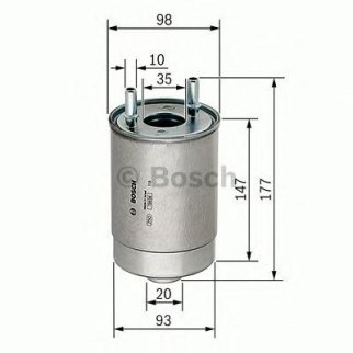 Фильтр топливный BOSCH F 026 402 067 фото
