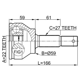 ШРУС наружный FEBEST 0210-FX35 фото 2