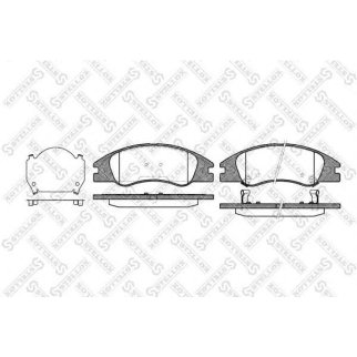 Колодки тормозные STELLOX _1145002SX фото