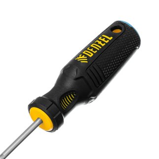 Отвертка, SL4х100 мм, S2, 3к рукоятка// Denzel фото 4