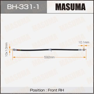 Шланг тормозной Masuma BH-331-1 фото
