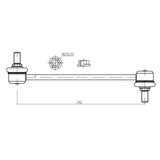 Стойка переднего стабилизатора TRIALLI SP 0828 фото 3