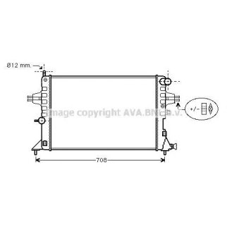 Радиатор основной AVA OLA2296 фото