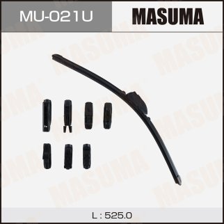 Щетка стеклоочистителя 525 мм бескаркасная 1 шт MASUMA Nano Graphite MU-021U фото