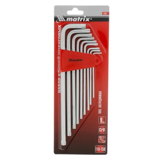 Набор ключей TORX T10-T50 экстра длинных 9шт. MATRIX фото 7