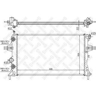 Радиатор основной Stellox 10-25062-SX фото
