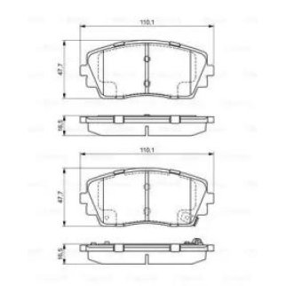 Колодки тормозные BOSCH _0 986 494 688 фото