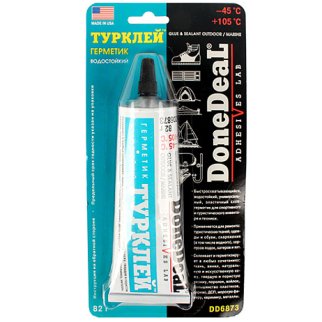 Клей-герметик Done Deal &quot;Турклей&quot; водостойкий 82г. фото