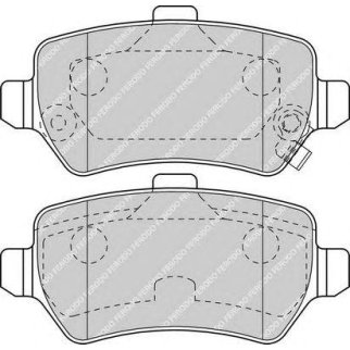 Колодки тормозные к-кт FERODO FDB1521 фото