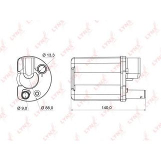 Фильтр топливный LYNXauto LF-958M фото