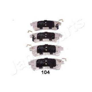 Колодки тормозные Japanparts PP-104AF фото