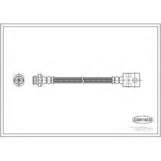 Шланг тормозной NISSAN: PATROL GR I 2.8 TD/4.2 KAT 87-98 фото