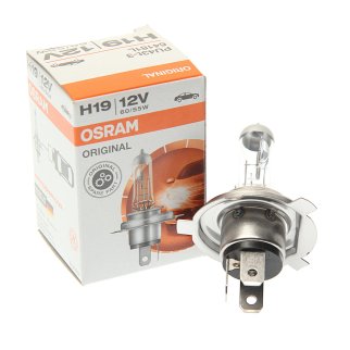 Лампа 12V H19 60/55W PU43t OSRAM ORIGINAL LINE 1 шт. картон 64181L фото 1