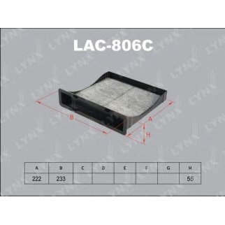 Фильтр салона LYNXauto LAC806C фото