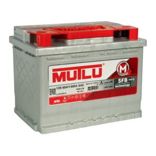 Аккумулятор MUTLU SFB 60 А/ч обратный R+ 242x175x190 L2 EN 540 А фото