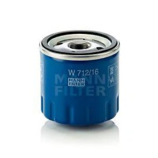 Фильтр масляный MANN FILTER W 71216 фото