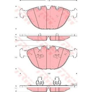 Колодки BMW X5 (E53) 4.4 i [2003/12-2006/09], фото