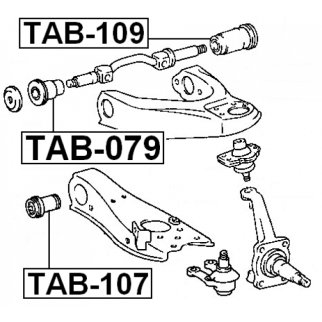Сайлентблок FEBEST TAB-109 фото 2 Сайлентблок FEBEST TAB-109 фото 2