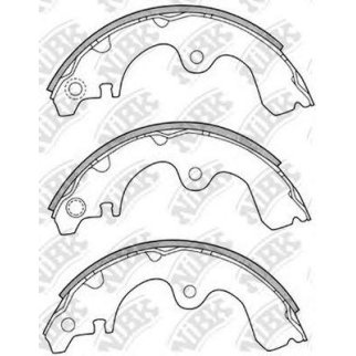 Колодки барабанные к-кт NiBK FN2321 фото