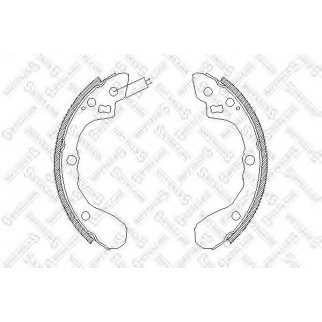 071 100-SX_=4060.00 !колодки барабанные Kia Shuma 1.5-1.8 97> /Spectra 1.6 01> фото