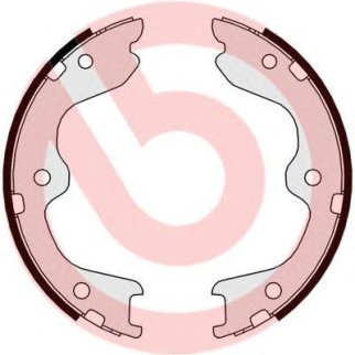 Колодки ручного тормоза к-кт Brembo S 56 544 фото