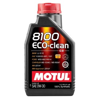 Масло моторное Motul 8100 Eco-clean 0W-30 синтетическое 1 л 113220 фото