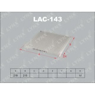 Фильтр салона LYNXauto LAC143 фото