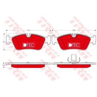 Колодки пер. BMW 3 E36, E46 фото