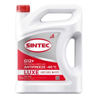 Антифриз красный G-12 Sintec LUX 5кг фото