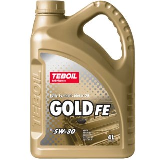 Масло моторное TEBOIL Gold FE 5W-30 синтетическое 4 л 3470594 фото
