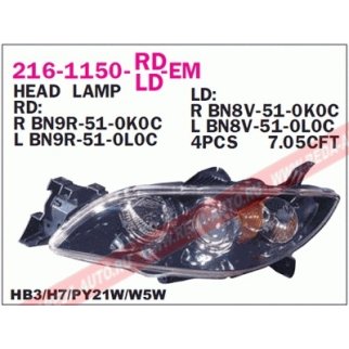 Фара правая DEPO 216-1150R-LD-EM фото