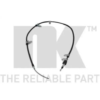 Трос стояночного тормоза задний правый / HYUNDAI Santa Fe I (дисковые тормоза) 01~06 фото