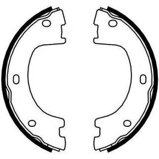 Колодки барабанные к-кт FERODO FSB4103 фото