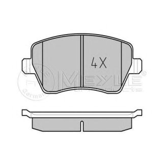 Колодки передние RENAULT Duster/Logan/Sandero/NISSAN Note MEYLE 025 239 7317 фото